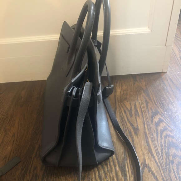 Saint Laurent Gray Small Sac Du Jour - Picture 3 of 7